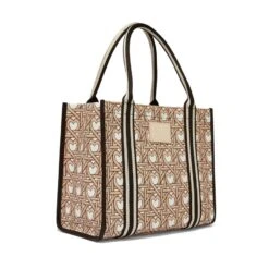 Canvas Carryall -Occasionally Yours Woven Hearts Carryall Bag 04