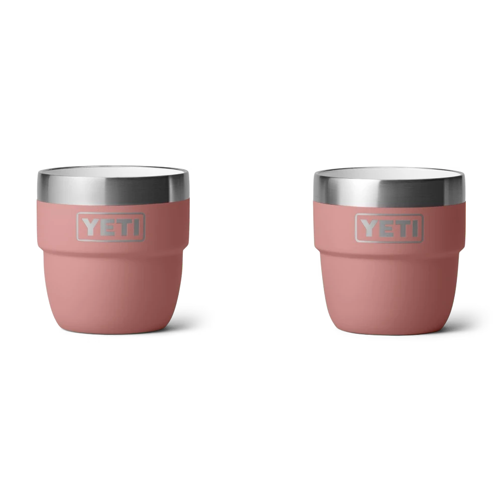 Rambler 4 Oz Cups (2 Pack) Yeti Rambler 4 Oz Cups (2 Pack) -Occasionally Yours YETI Coffee Rambler 4 oz Sandstone Pink 01