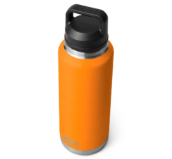 Yeti Rambler 46 Oz Bottle With Chug Cap -Occasionally Yours YETI Drinkware Rambler 46oz Bottle King Crab Orange 4