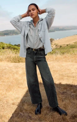 All Day Knit Denim Jacket -Occasionally Yours Z Supply All Day Knit Denim Jacket ZJ231161