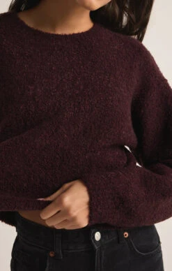 Destiny Sweater 5 Destiny Sweater -Occasionally Yours Z Supply Destiny Sweater Berry Red ZW244268 BYW DETAIL 2 740x 673dd000 8c86 4161 8964 619aa36d59cf