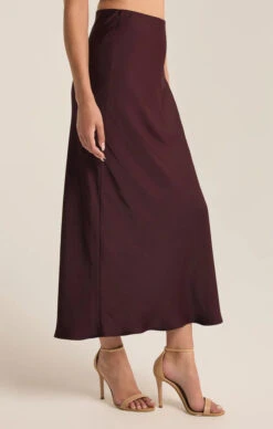 Europa Poly Sheen Skirt 4 Europa Poly Sheen Skirt -Occasionally Yours Z Supply Europa Poly Sheen Skirt Berry Wine ZK234341 BYW SIDE 740x 1f52494a 6840 4ed2 be50 7011203be439