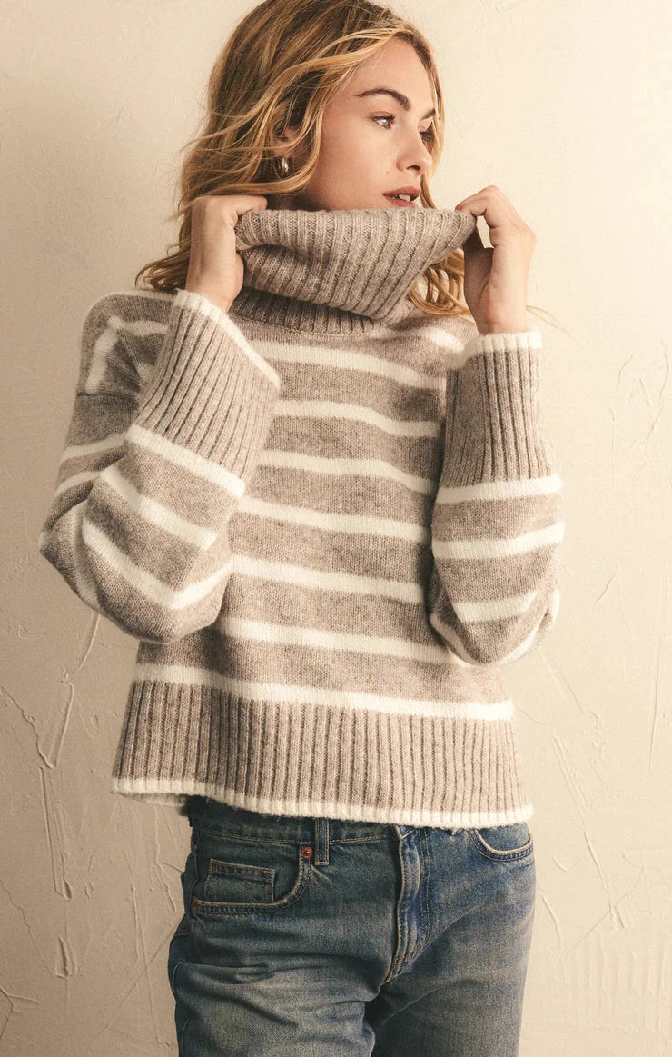 Josephine Stripe Sweater Josephine Stripe Sweater -Occasionally Yours Z Supply Josephine Stripe Turtleneck Sweater ZW243828 HTP FRONT 740x bc2c81e3 68de 406a 89e9 fcf63486b349