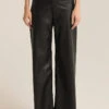 Rilynn Faux Leather Pant -Occasionally Yours ZP244506 BLK FRONT 740x 52d0da4f f7c1 4791 ab16 bdaeea6e5765