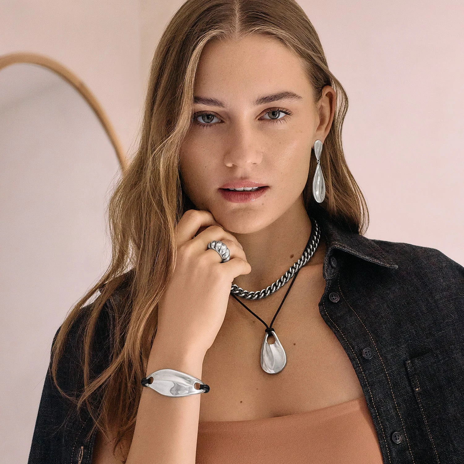 Cascade Drop Post Drop Earrings Cascade Drop Post Drop Earrings -Occasionally Yours brighton cascade drop post earrings 4