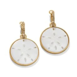 Del Mar Charm Hoop Earrings