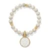 Del Mar Charm Stretch Bracelet -Occasionally Yours brighton del mar charm stretch bracelet gold pearl 1