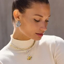 Everbloom Petal Hoop Earrings -Occasionally Yours brighton everbloom petal hoop earrings 3