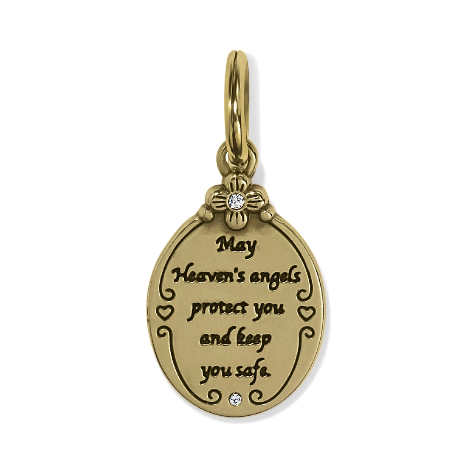 Guardian Angel Charm Guardian Angel Charm -Occasionally Yours brighton guardian angel charm silver gold 2