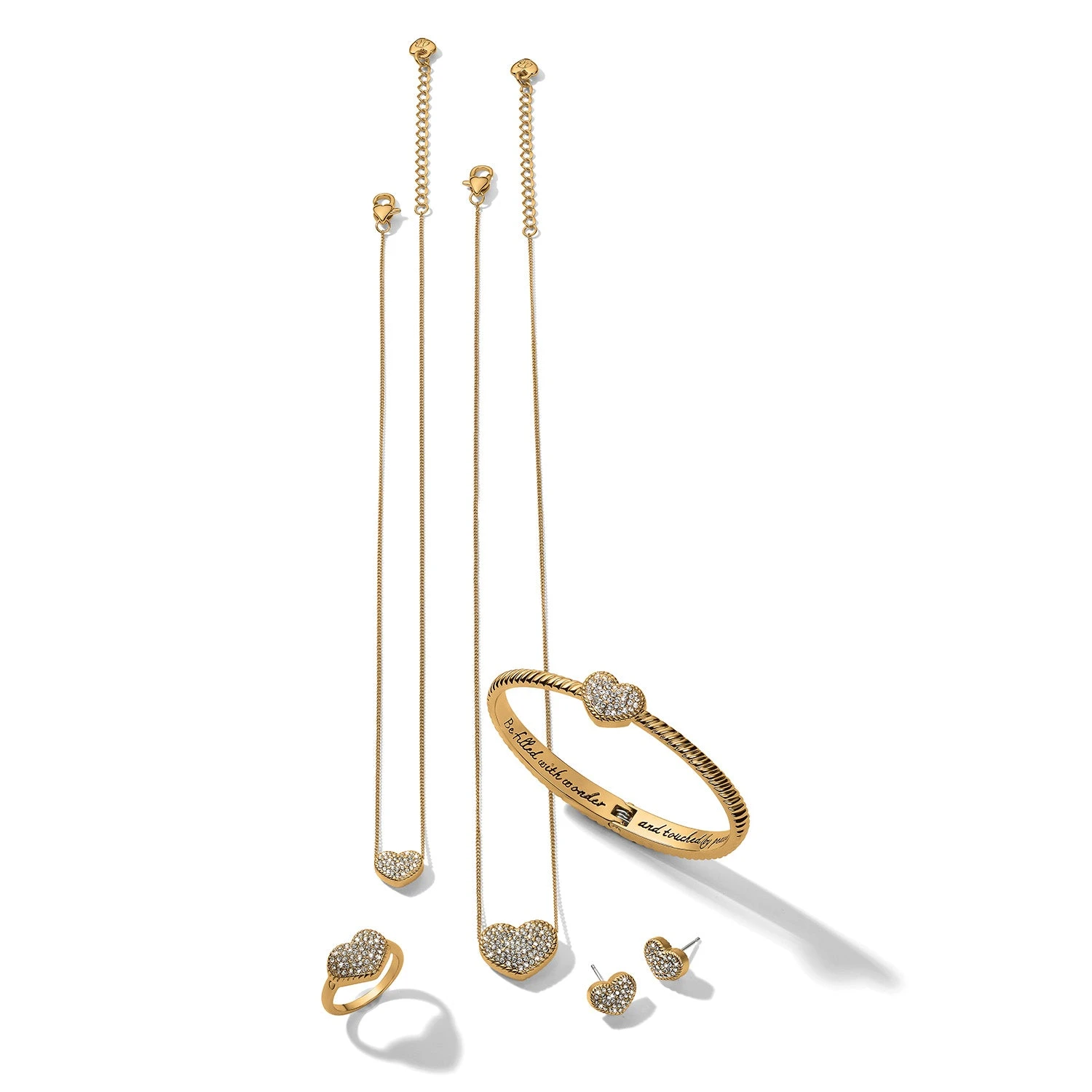 Illumina Celeste Heart Post Earrings Illumina Celeste Heart Post Earrings -Occasionally Yours brighton illumina celeste heart post earrings gold 3