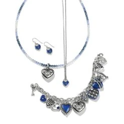 One Heart Padlock French Wire Earrings 3 One Heart Padlock French Wire Earrings -Occasionally Yours brighton one heart padlock french wire earrings 2