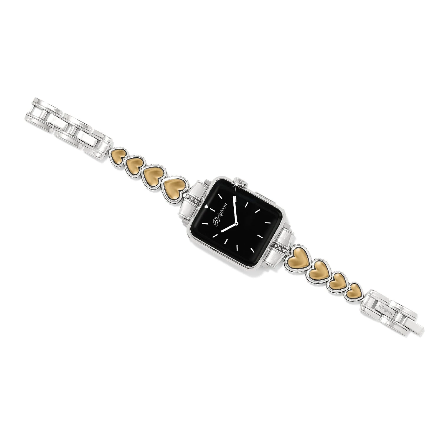 Pretty Tough Two Tone Heart Watch Band Pretty Tough Two Tone Heart Watch Band -Occasionally Yours brighton pretty tough two tone heart watch band 1