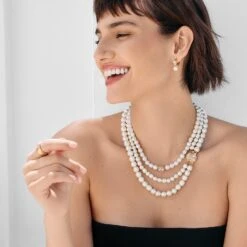 Trust Your Journey Pearl Drop Earrings -Occasionally Yours brighton trust your journey pearl drop earrings 3