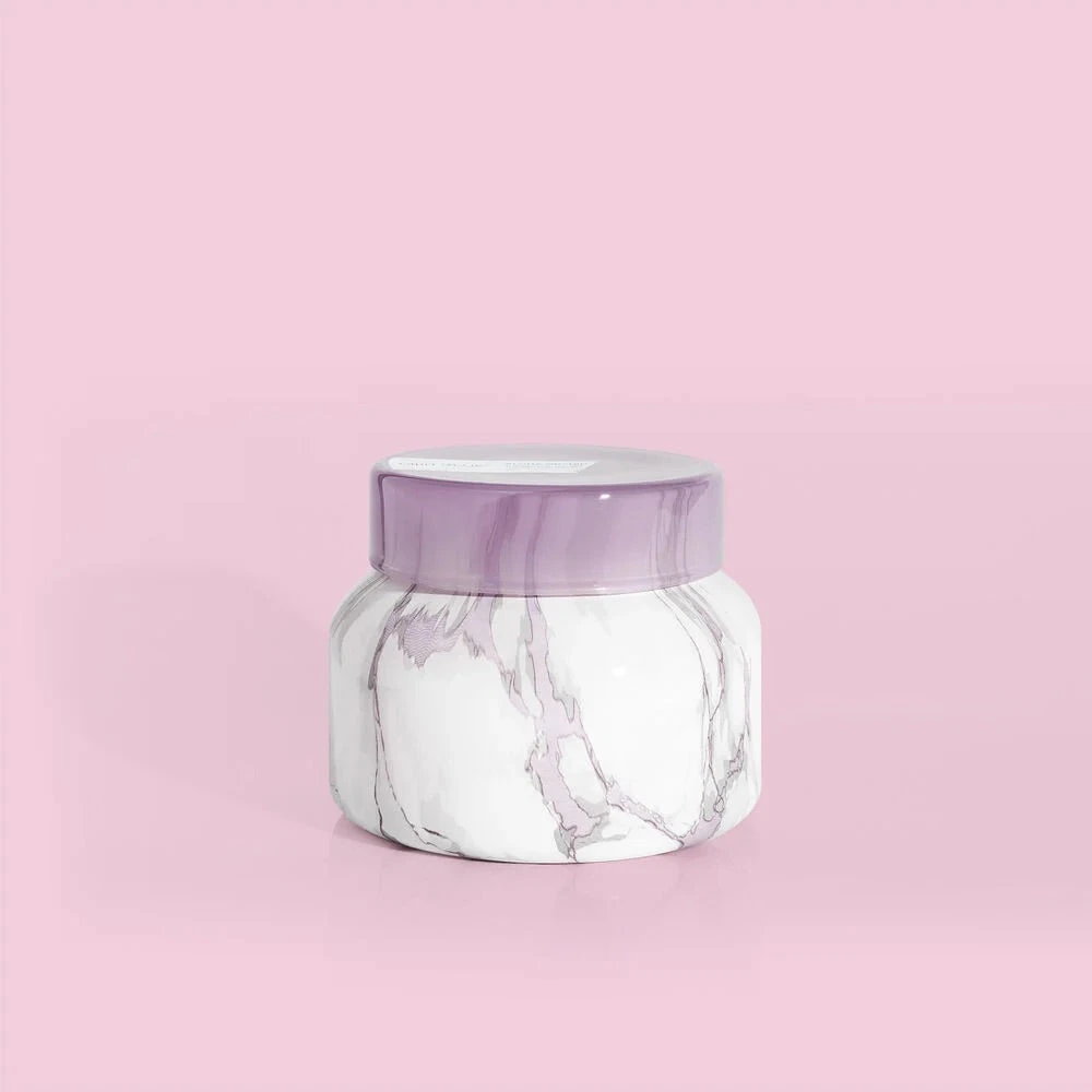 Petite Jar Marble Aloha - 8 Oz Petite Jar Marble Aloha - 8 Oz -Occasionally Yours capri blue petite jar marble aloha 1