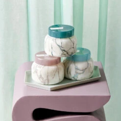 Signature Jar Marble Aloha - 19 Oz -Occasionally Yours capri blue signatire jar marble aloha 2