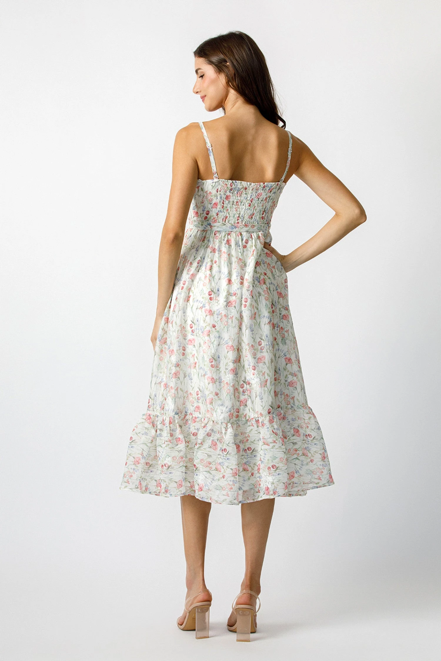 Willow Midi Dress Willow Midi Dress -Occasionally Yours daisy mercantile willow midi dress ivory 1