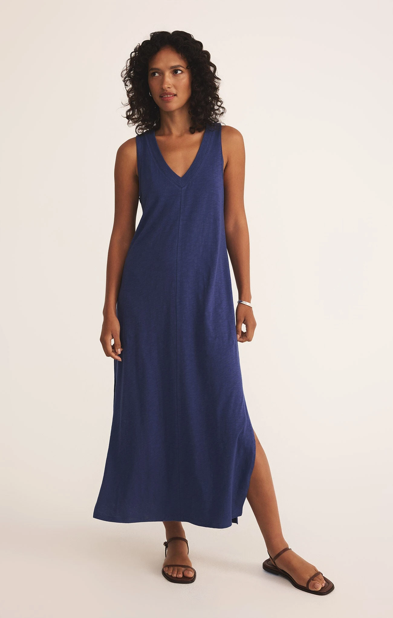 Coastline Midi Dress Coastline Midi Dress -Occasionally Yours dm coastline midi dress yacht blue 1