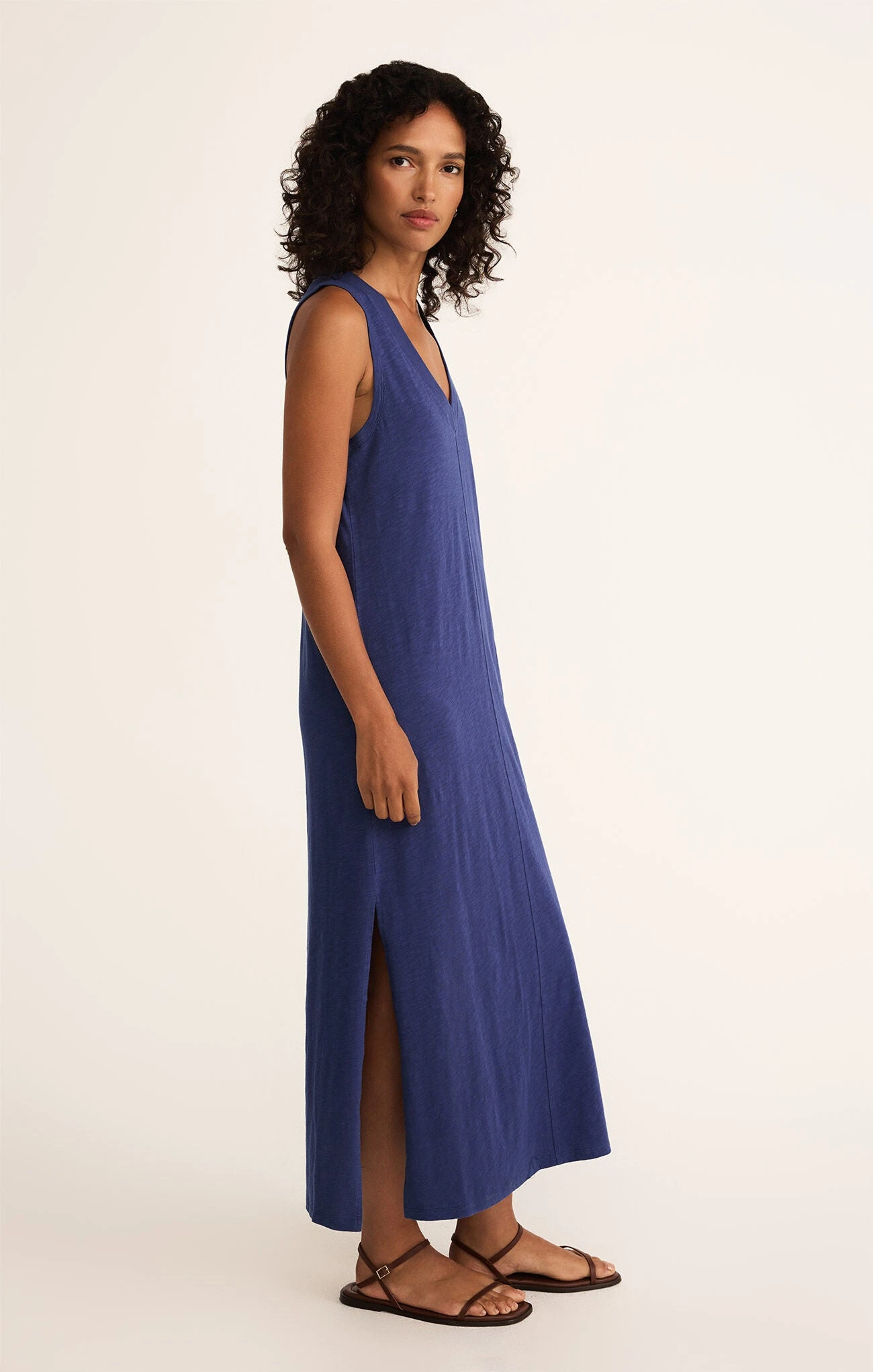 Coastline Midi Dress Coastline Midi Dress -Occasionally Yours dm coastline midi dress yacht blue 2