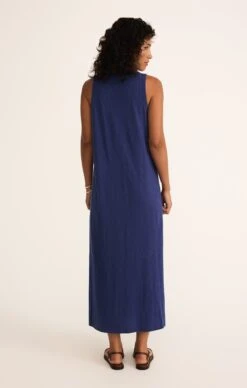 Coastline Midi Dress 10 Coastline Midi Dress -Occasionally Yours dm coastline midi dress yacht blue 3