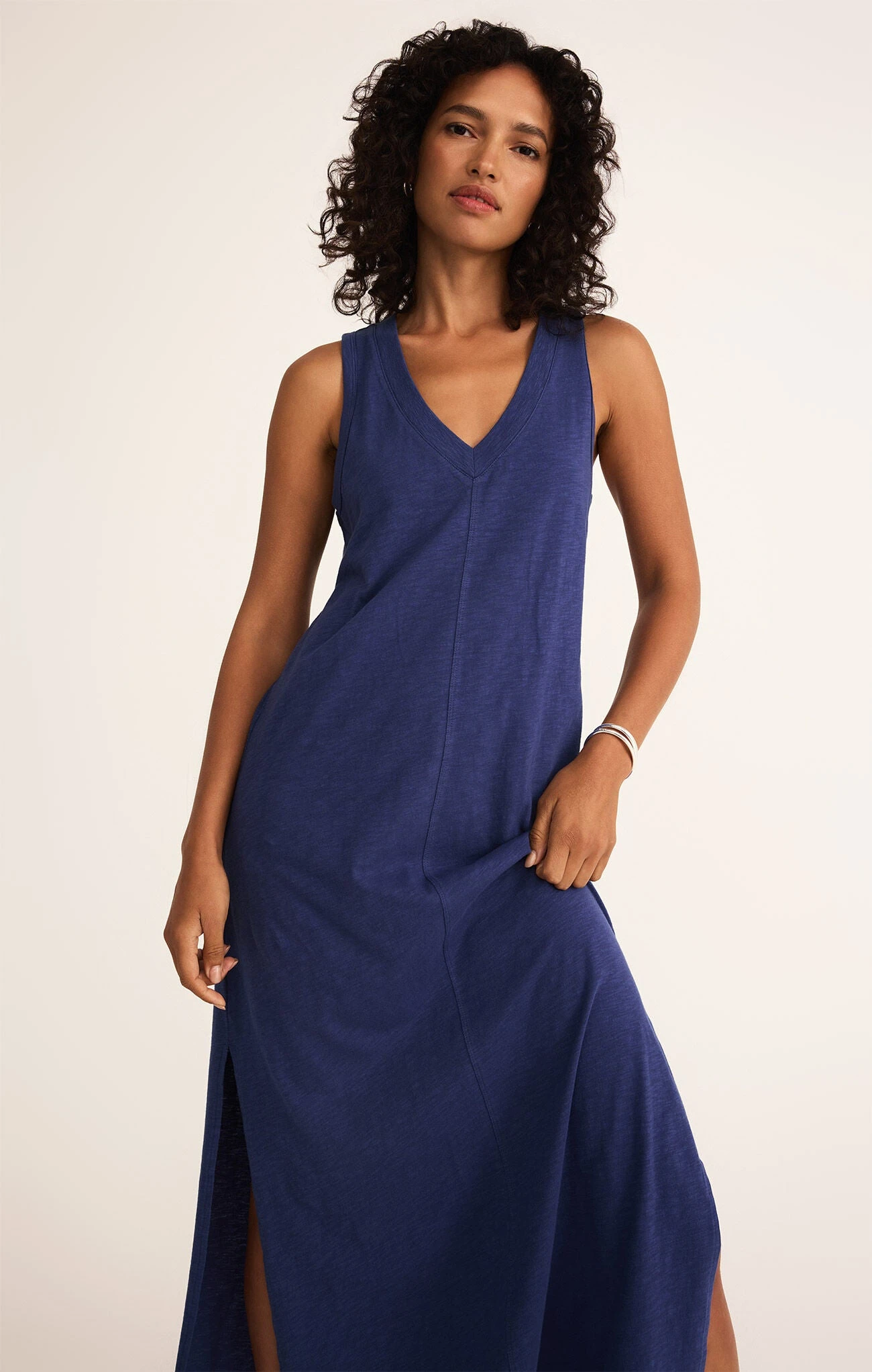 Coastline Midi Dress Coastline Midi Dress -Occasionally Yours dm coastline midi dress yacht blue 4