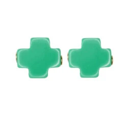 Signature Cross Stud -Occasionally Yours enewton signature cross stud emerald