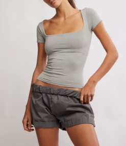 FREE PEOPLE Clean Lines Baby Tee