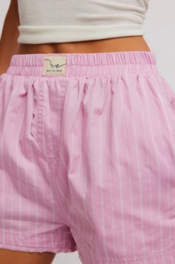 FREE PEOPLE Day To Day YD Boxer -Occasionally Yours fp day to day yd boxer pink combo 5