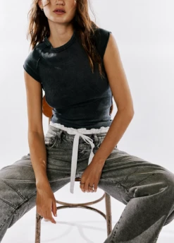 FREE PEOPLE Ever Had Tee 4 FREE PEOPLE Ever Had Tee -Occasionally Yours fp ever had tee black 3