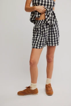 FREE PEOPLE Get Free Seersucker Pull 3 FREE PEOPLE Get Free Seersucker Pull -Occasionally Yours fp get free seersucker pull black combo 2