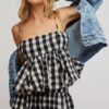 FREE PEOPLE Mia Plaid Tank