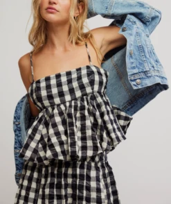 FREE PEOPLE Mia Plaid Tank