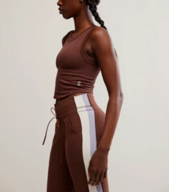 FREE PEOPLE Free Throw Muscle Tank -Occasionally Yours fp throw muscle tank cocoa 3