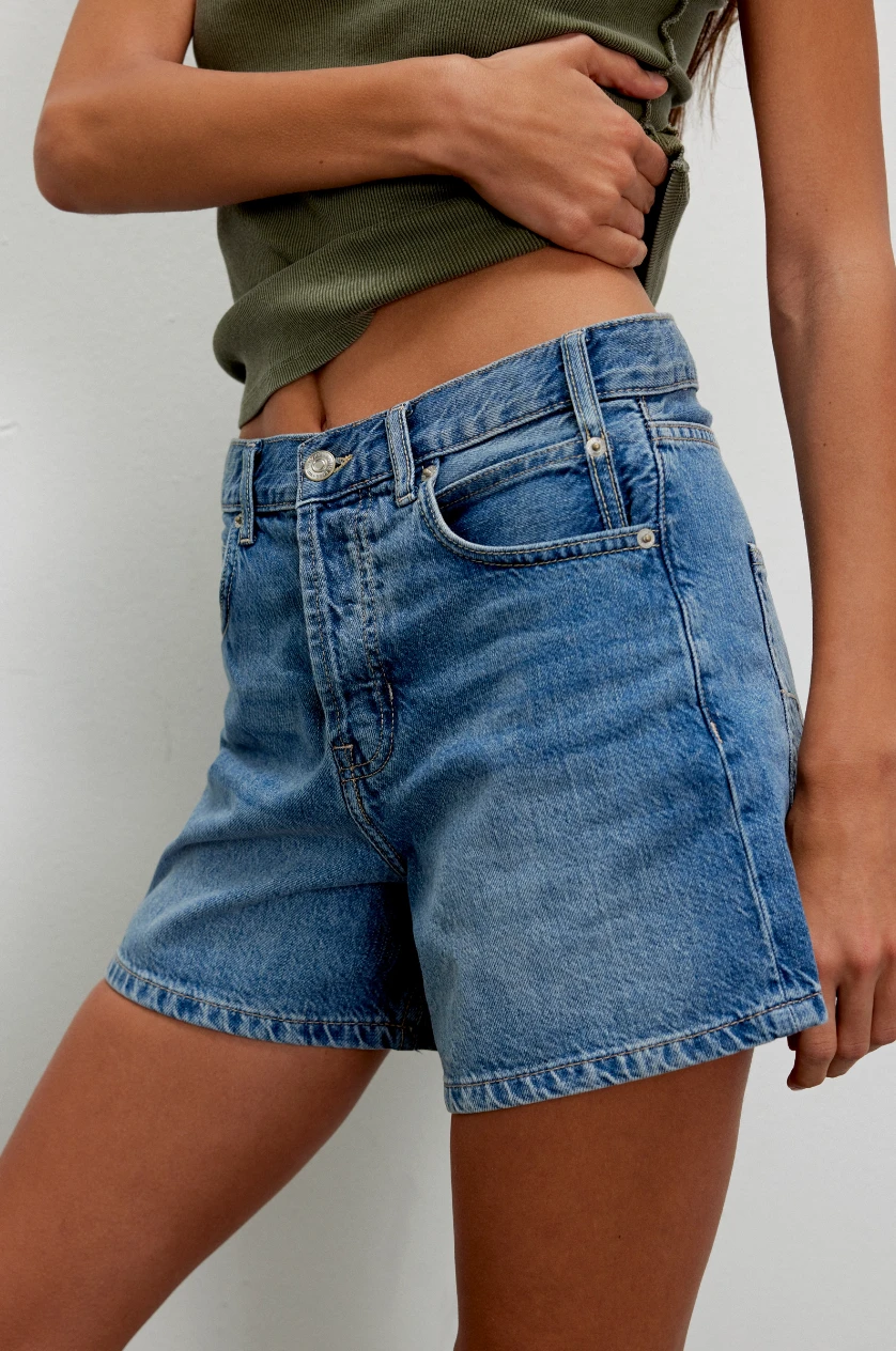 Tippi Denim Short FREE PEOPLE Tippi Denim Short -Occasionally Yours fp tippi denim shorts in your town 2