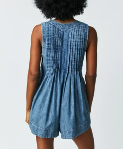 FREE PEOPLE Webster Romper 6 FREE PEOPLE Webster Romper -Occasionally Yours fp webster romper falling rain wash 5