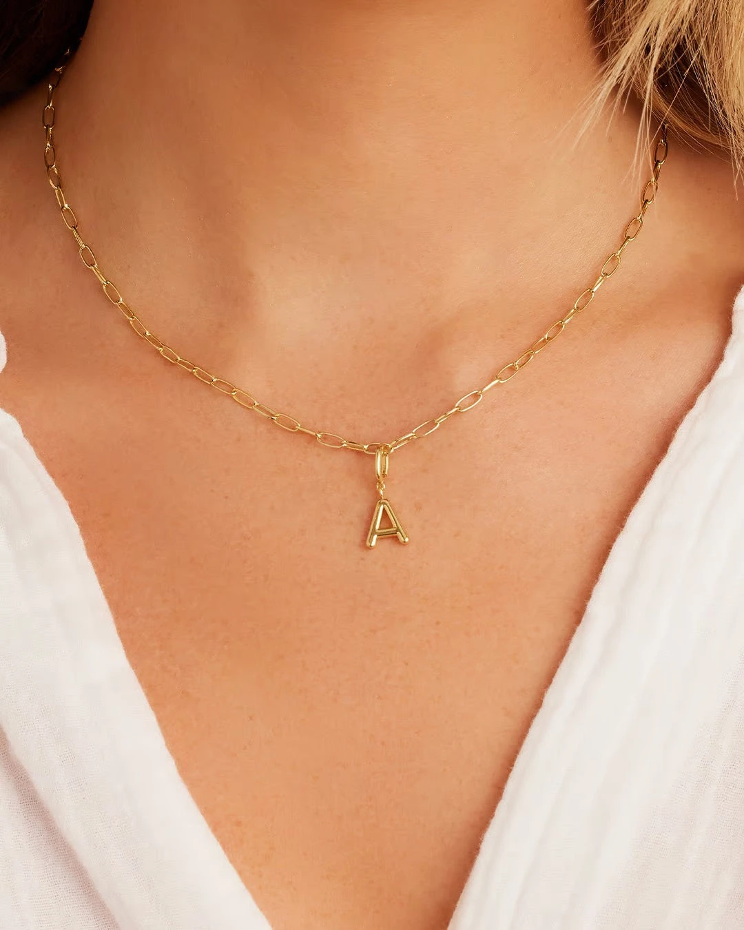 Alphabet Helium Parker Charm Alphabet Helium Parker Charm -Occasionally Yours gorjana alphabet helium parker charm A 2