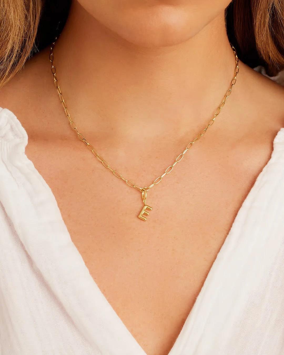 Alphabet Helium Parker Charm Alphabet Helium Parker Charm -Occasionally Yours gorjana alphabet helium parker charm E 2