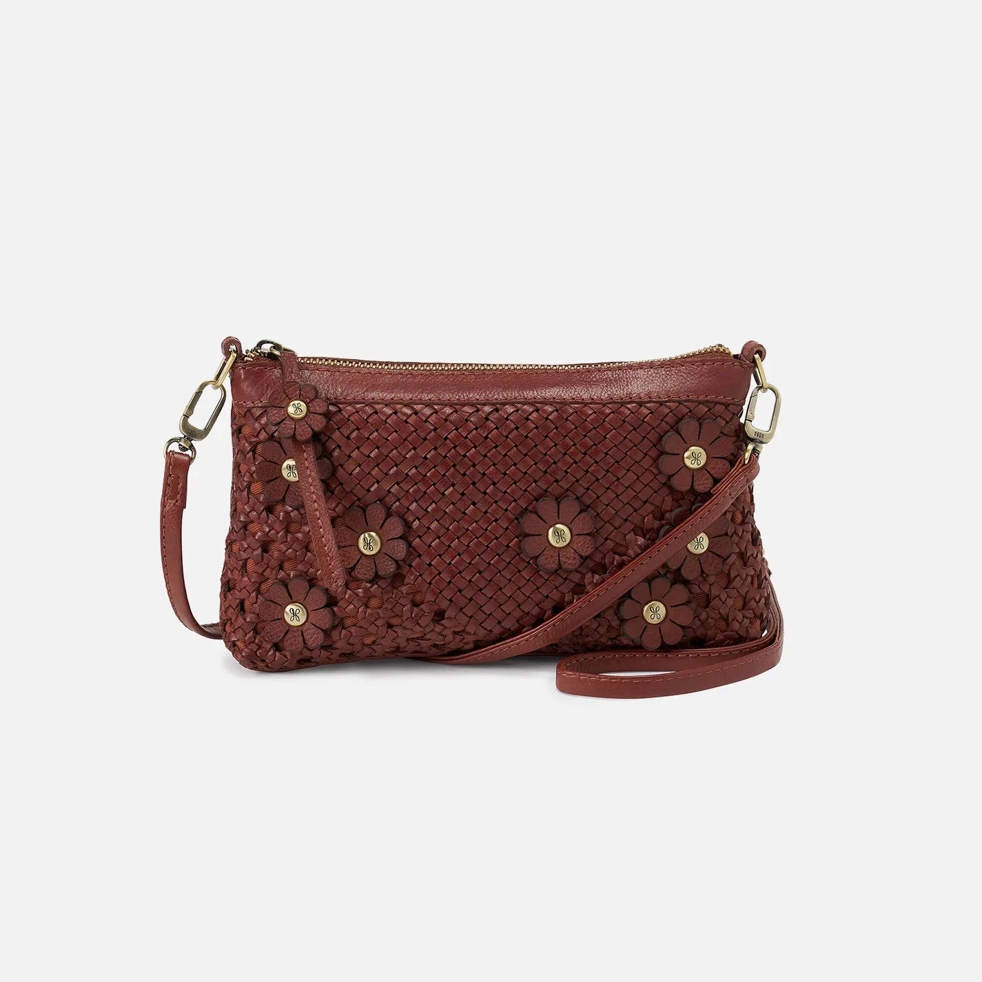 Darcy Crossbody Darcy Crossbody -Occasionally Yours hobo darcy crossbody woven leather chesnut 1
