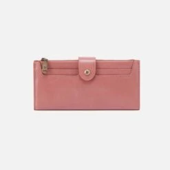 Dunn Continental Wallet -Occasionally Yours hobo dunn continental wallet polished leather rose 1