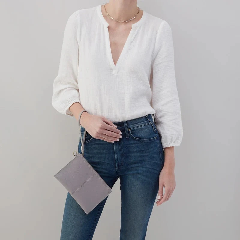 Vida Small Pouch Vida Small Pouch -Occasionally Yours hobo vida small pouch micro pebbled leather morning dove grey 3