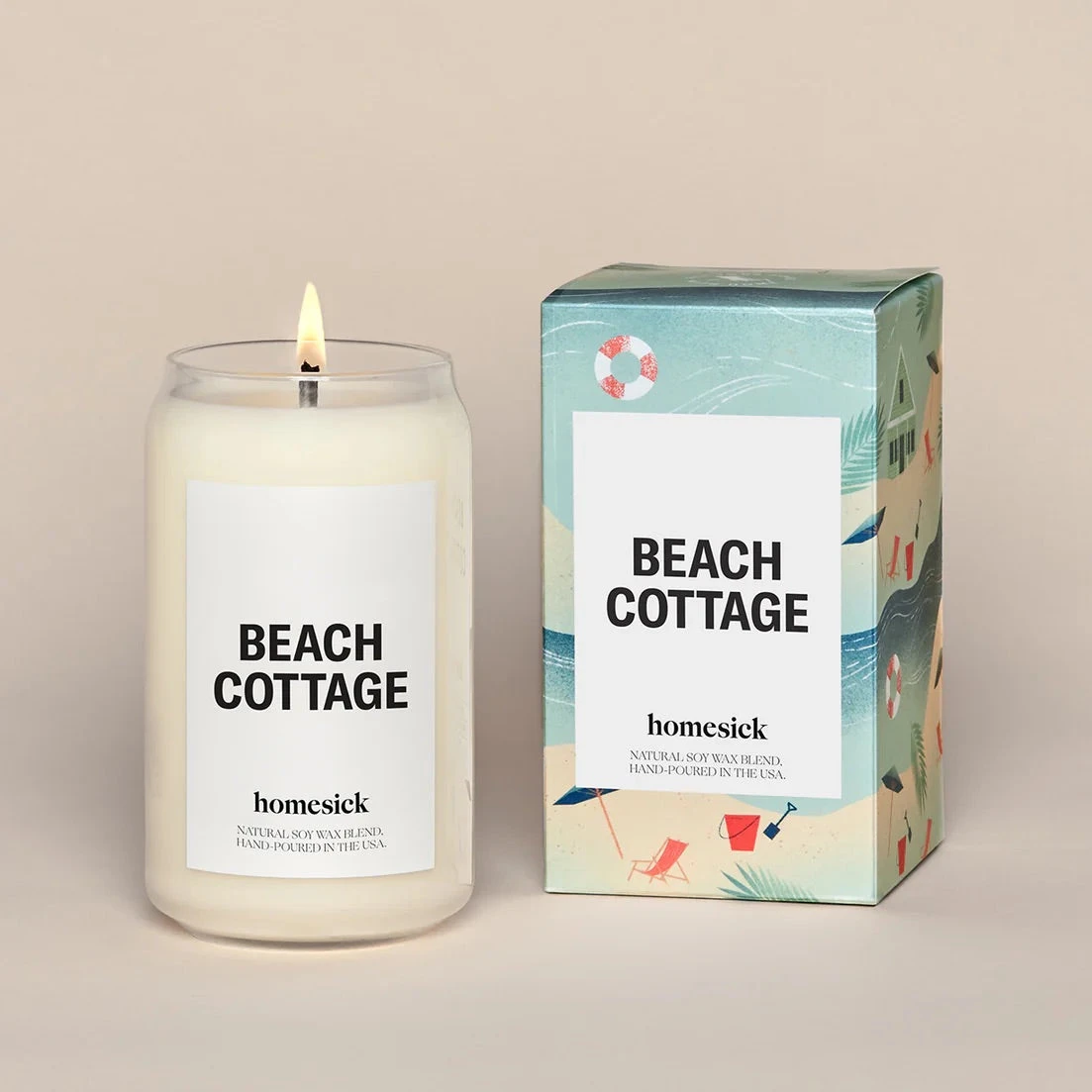 Beach Cottage Candle Beach Cottage Candle -Occasionally Yours homesick beach cottage candle 1