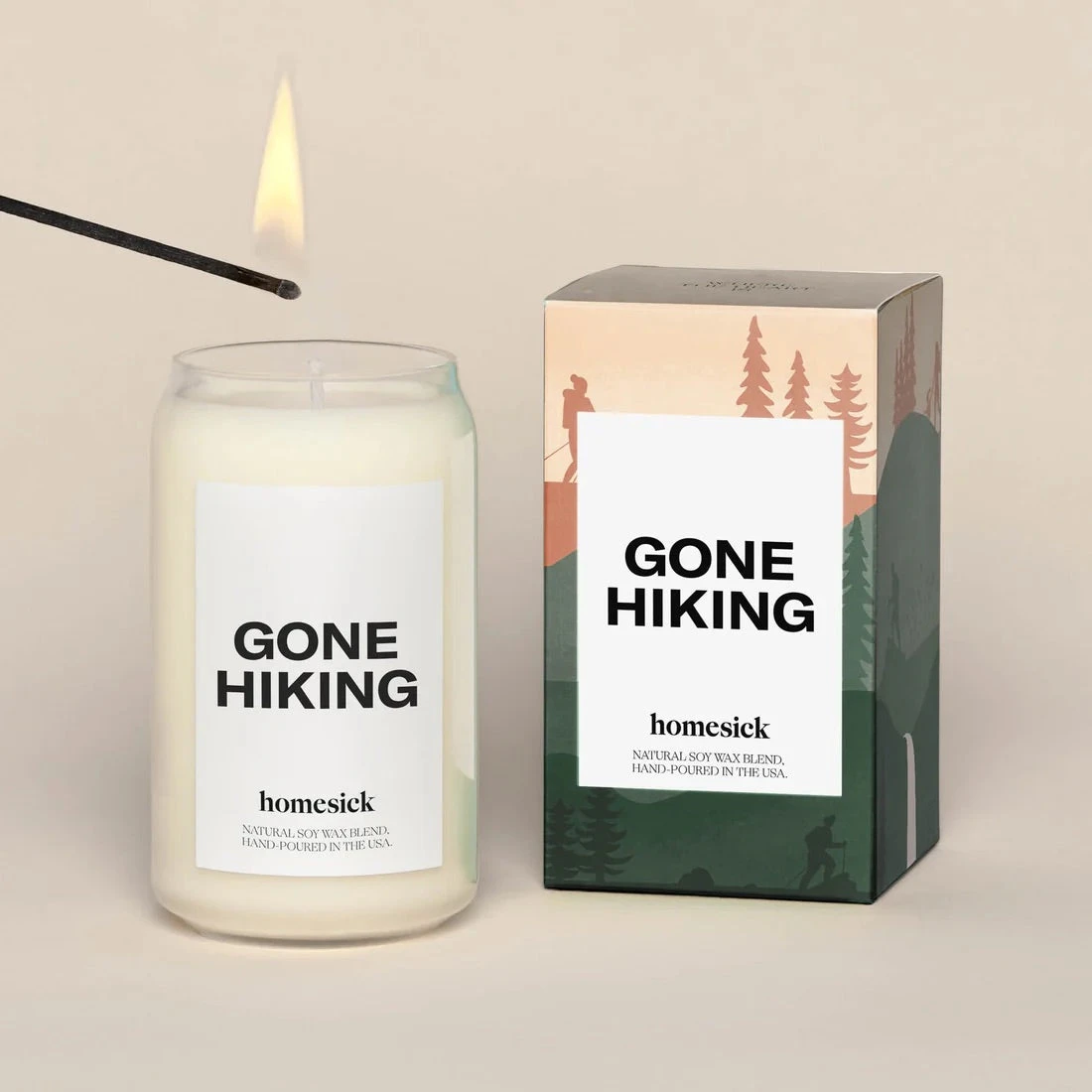 Gone Hiking Candle Gone Hiking Candle -Occasionally Yours homesick gone hiking candle 4