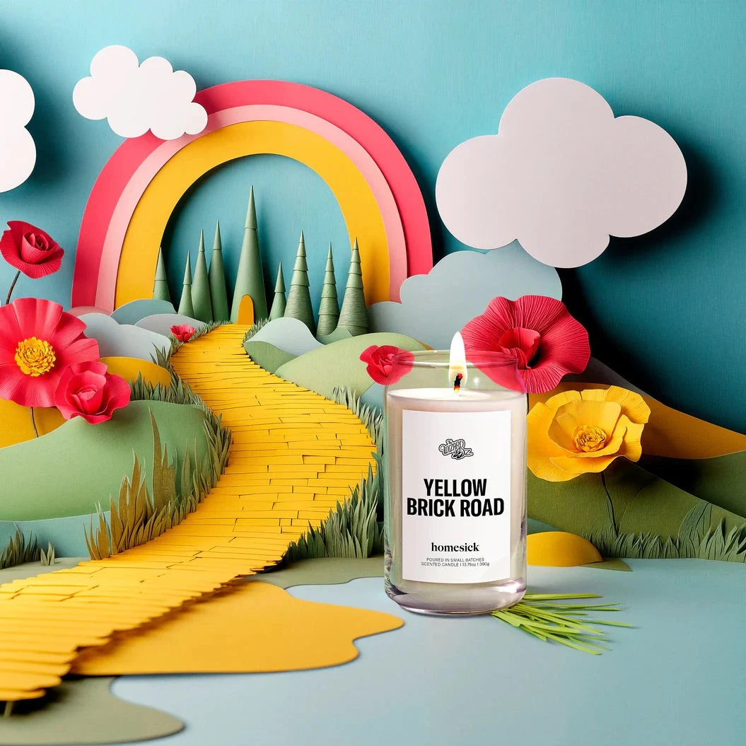 Yellow Brick Road Candle Yellow Brick Road Candle -Occasionally Yours homesick yellow brick road candle 3