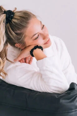 Jet Black - Small Scrunchie 4 Jet Black - Small Scrunchie -Occasionally Yours jet black small scrunchie small scrunchie 648022 850x1276 f2785a52 1a96 4e01 a98f 61b2549eaa16