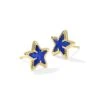 Cassidy Stud Earrings 1 Cassidy Stud Earrings -Occasionally Yours ks cxassidy stud earrings gold cobalt illusion
