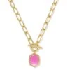 Daphne Link And Chain Necklace -Occasionally Yours ks daphne link and chain necklace gold azalea illusion 1