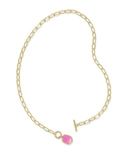 Daphne Link And Chain Necklace -Occasionally Yours ks daphne link and chain necklace gold azalea illusion 2