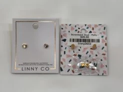 Screwback Stud - Polly - Heart