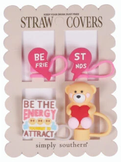 Straw Cover -Occasionally Yours ss strawcovers best friend pack 1