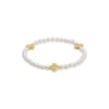 Enewton Extends - Signature Cross Pearl Pattern 4mm Bead Bracelet 2 Enewton Extends - Signature Cross Pearl Pattern 4mm Bead Bracelet -Occasionally Yours ssi 17422 BEXSCPEP4GLD