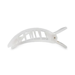 Medium Square Flat Hair Clip 8 Medium Square Flat Hair Clip -Occasionally Yours teleties coconut white medium flat square clip medium hair clip 3